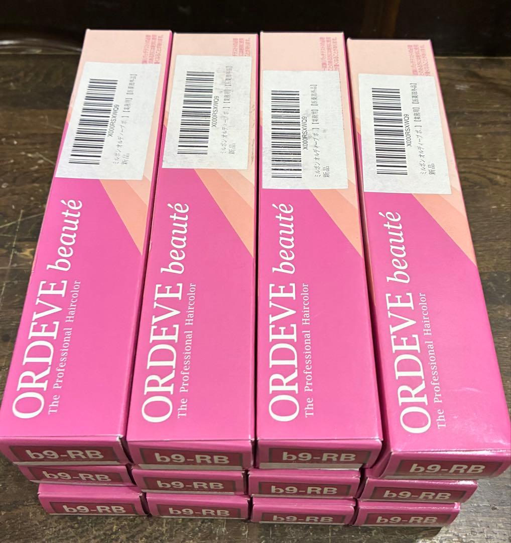 ORDEVE beauté b9-RB ルージュブラウン　12本セット