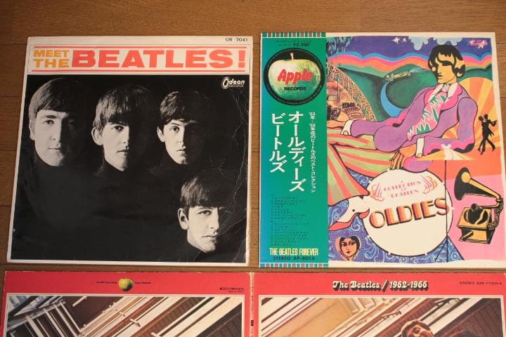 値下☆The Beatles レコード盤6枚中古品☆