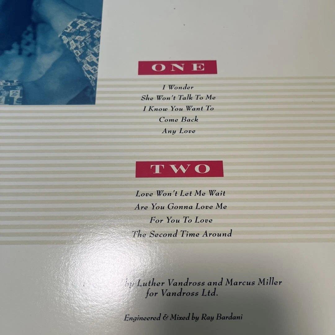 Y*K様 Luther Vandross まとめ売り　NEVER TOO LP