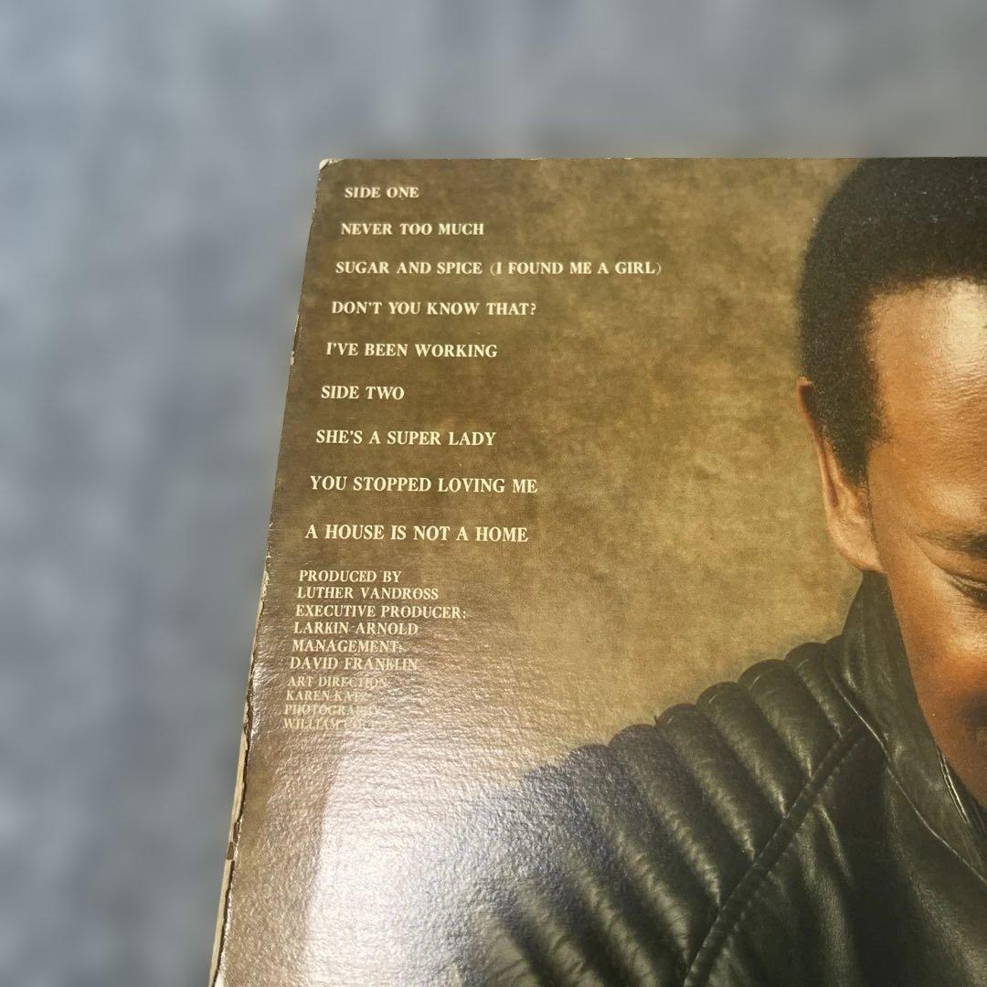 Y*K様 Luther Vandross まとめ売り　NEVER TOO LP