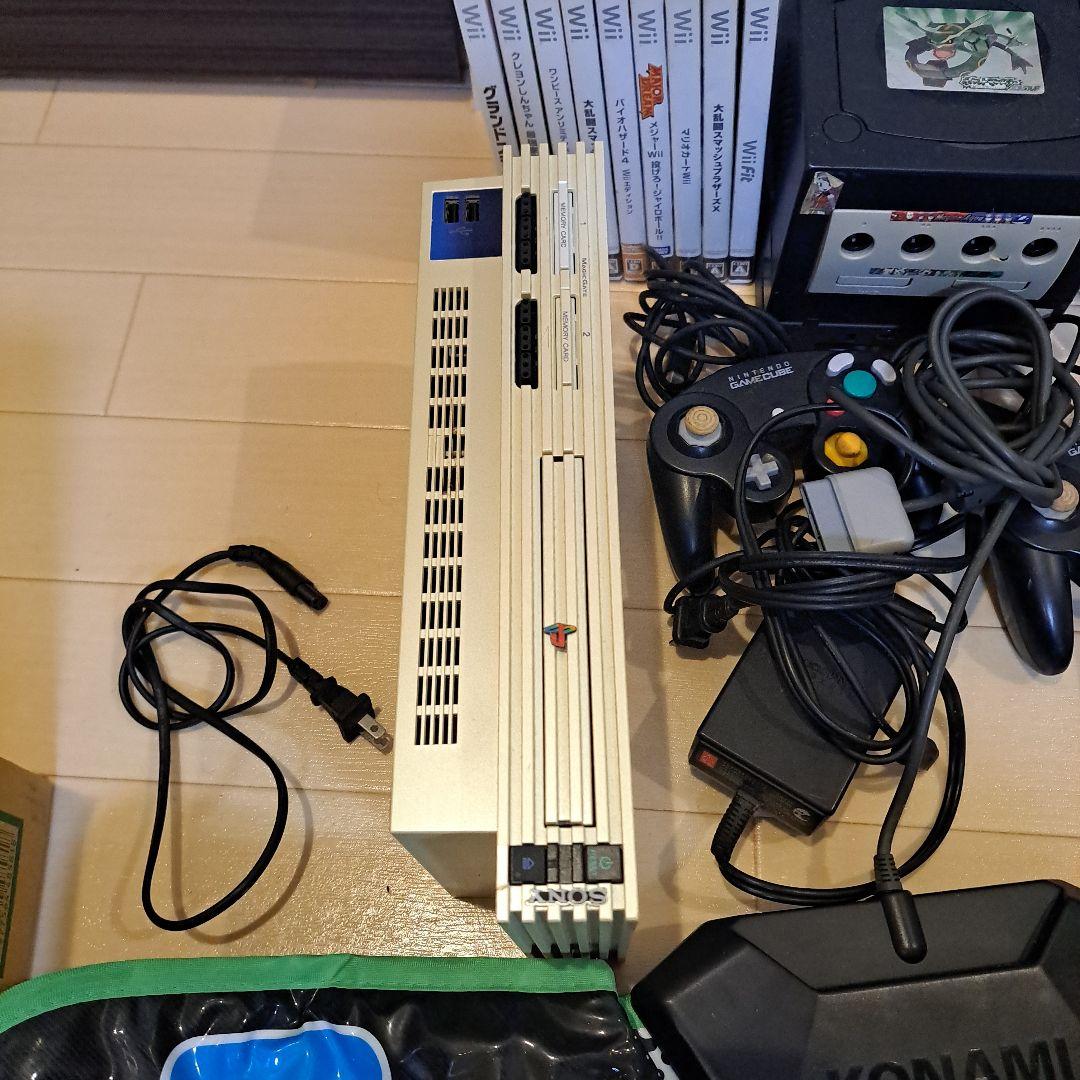 プレステ、ゲームキューブ、ゲームボーイカラージャンクセット