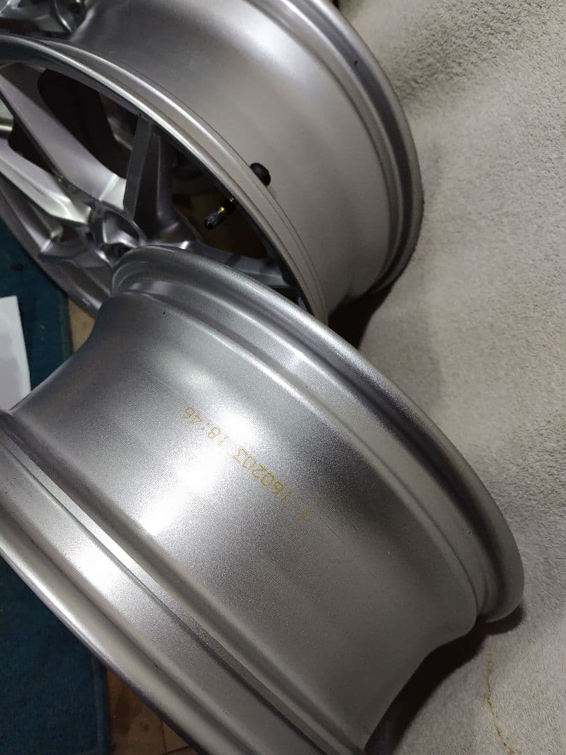 新車外しNDロードスター用純正ホイール4本、希少な初期ＮＲ－Ａ用シルバー　2個口