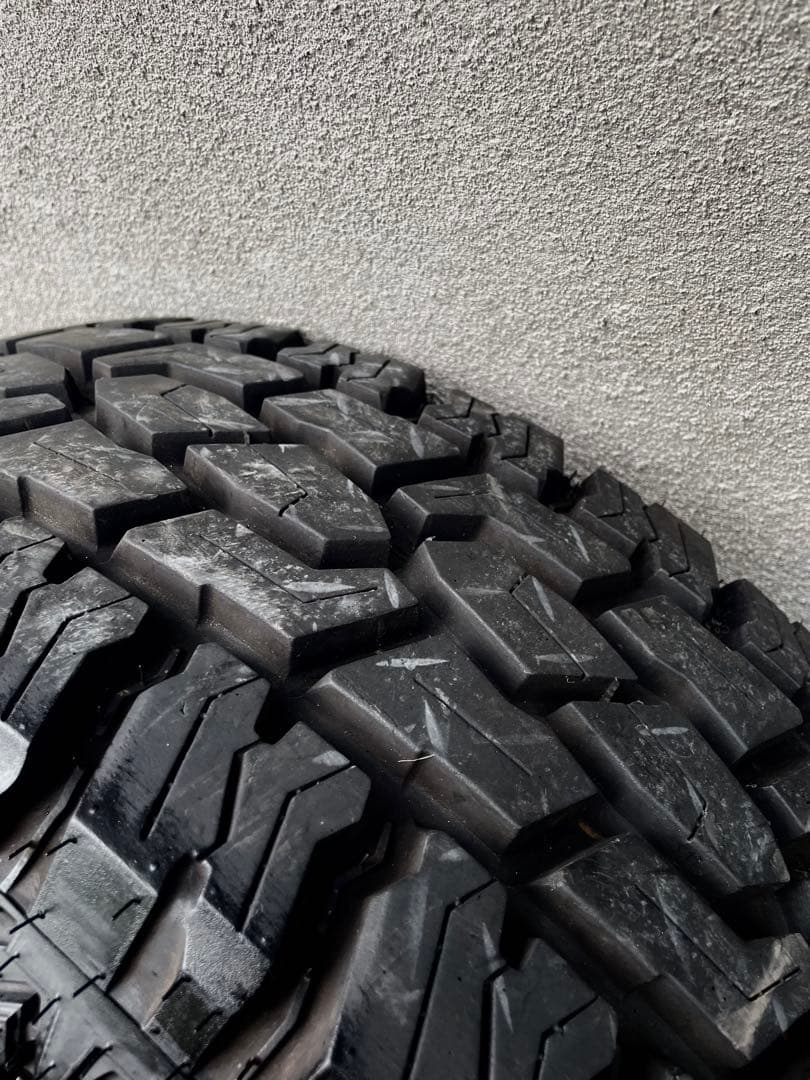 9分山 4本セット225/65R17 MUD ホワイトレター RAV4
