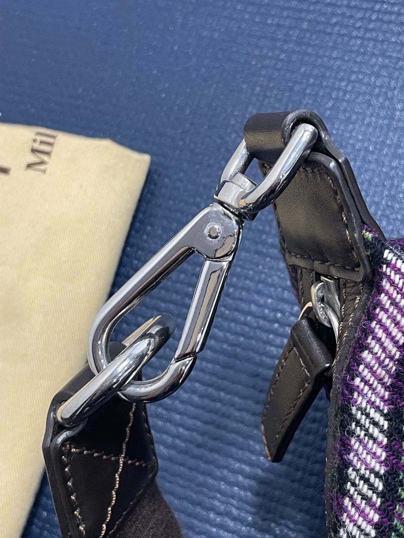 美品　ETRO エトロ 2ウェイボストンバッグ PVC+レザー+ウール