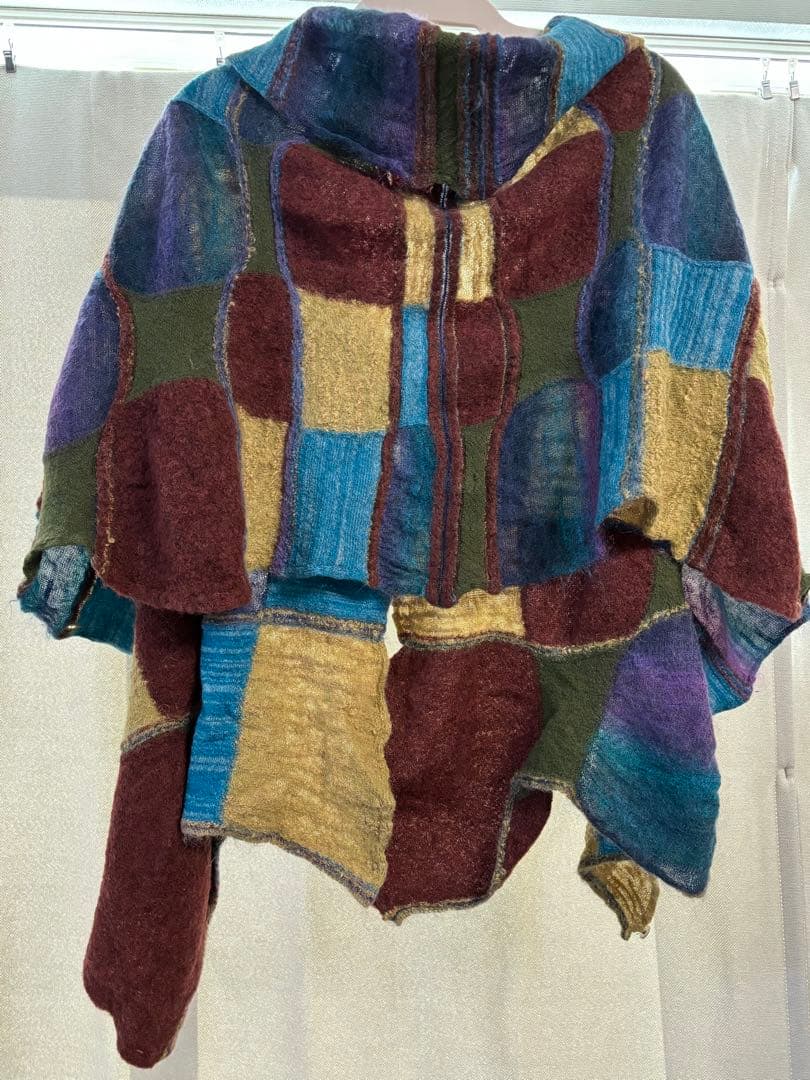 NY VINTAGE Masaki Kyoko アルパカ　モヘヤ混ストール