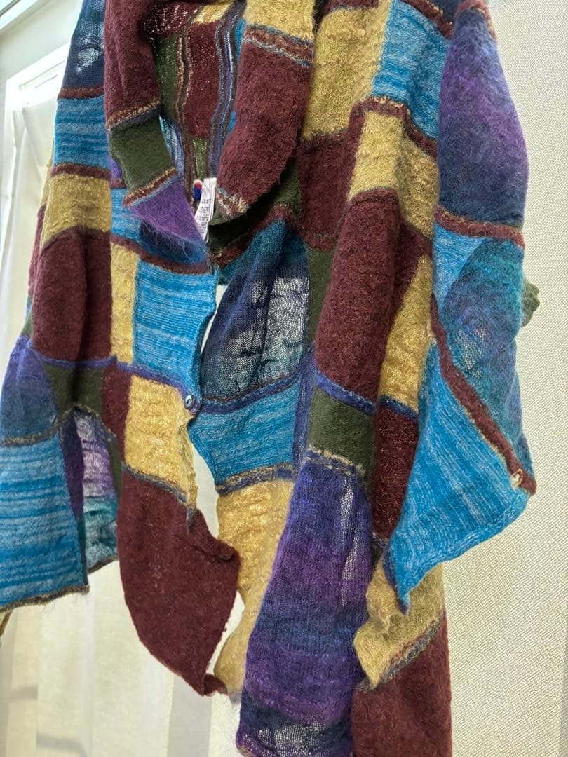 NY VINTAGE Masaki Kyoko アルパカ　モヘヤ混ストール