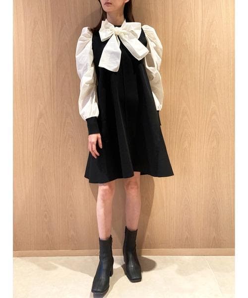 数量限定 タグ付き新品 CELFORD セルフォード バックリボンワンピース