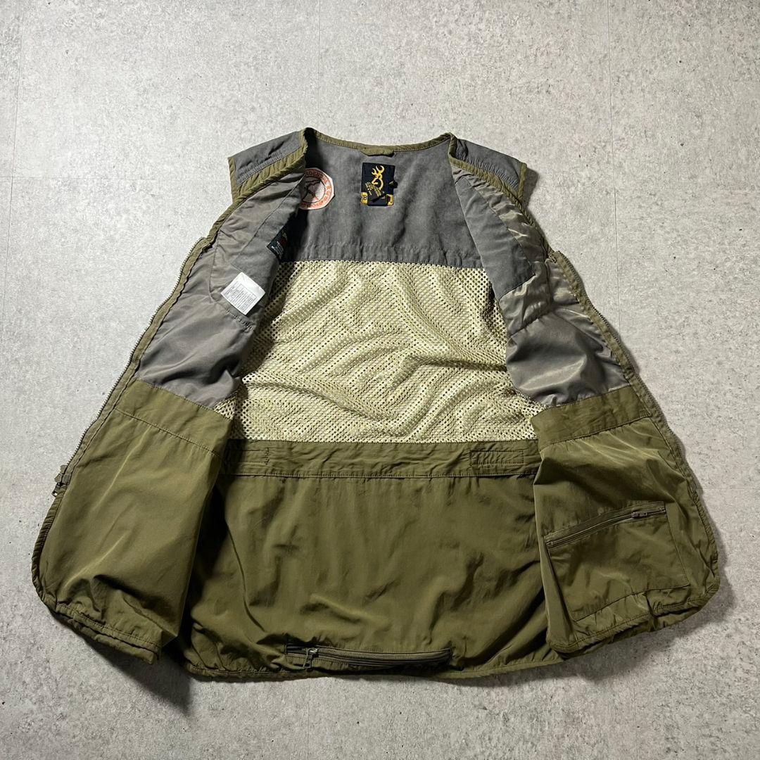 Browning射撃ベストクレースキートトラップメンズXL古着696