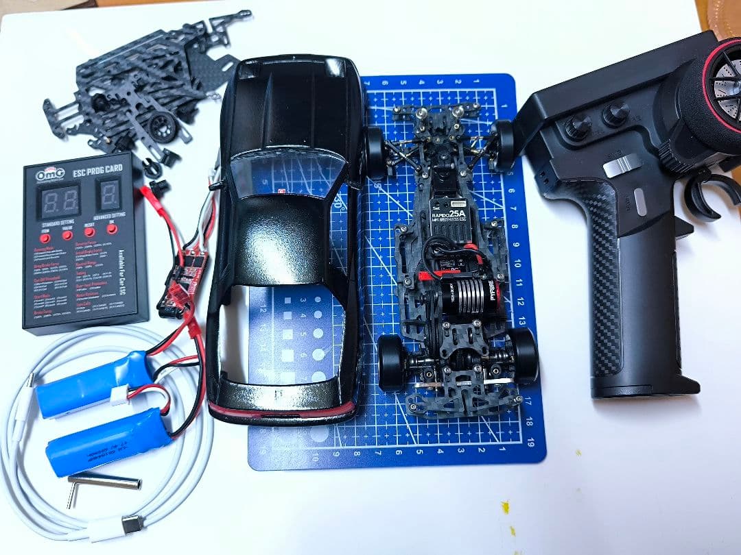 蚊車 ドリラジ RWD 1:24 タミヤsuppra a 70 ボディ
