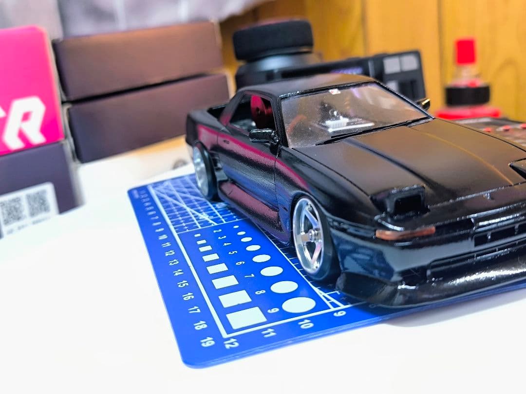 蚊車 ドリラジ RWD 1:24 タミヤsuppra a 70 ボディ