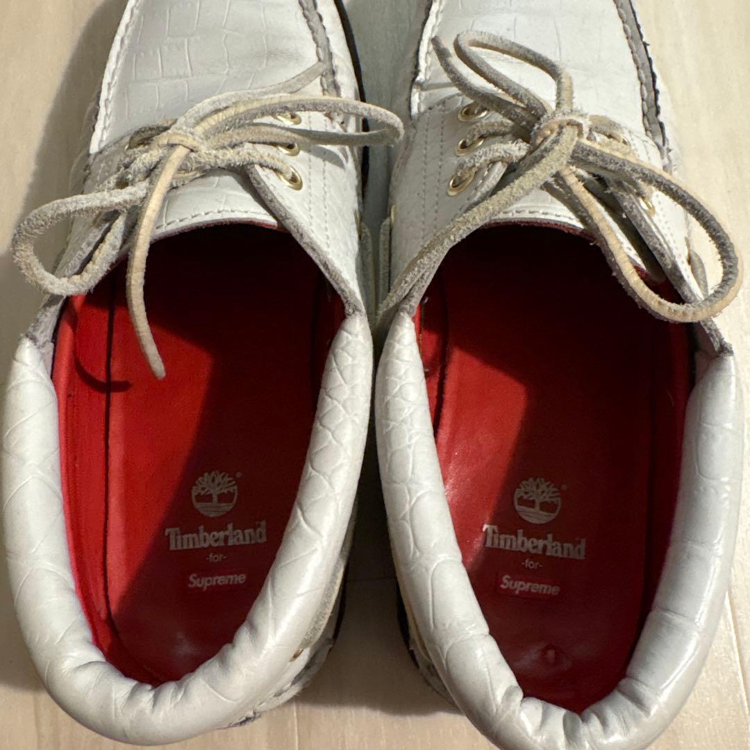 靴 Supreme Timberland 3-Eye Classic Lug