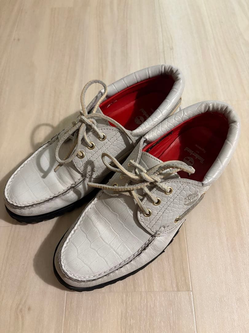 靴 Supreme Timberland 3-Eye Classic Lug