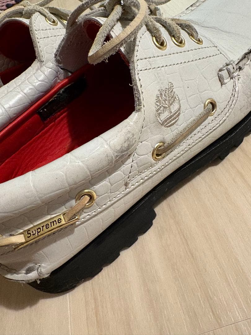靴 Supreme Timberland 3-Eye Classic Lug