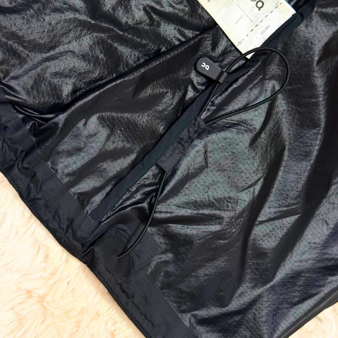 ⭐新品　On Weather Jacket ウェザージャケット M　黒　防風通気