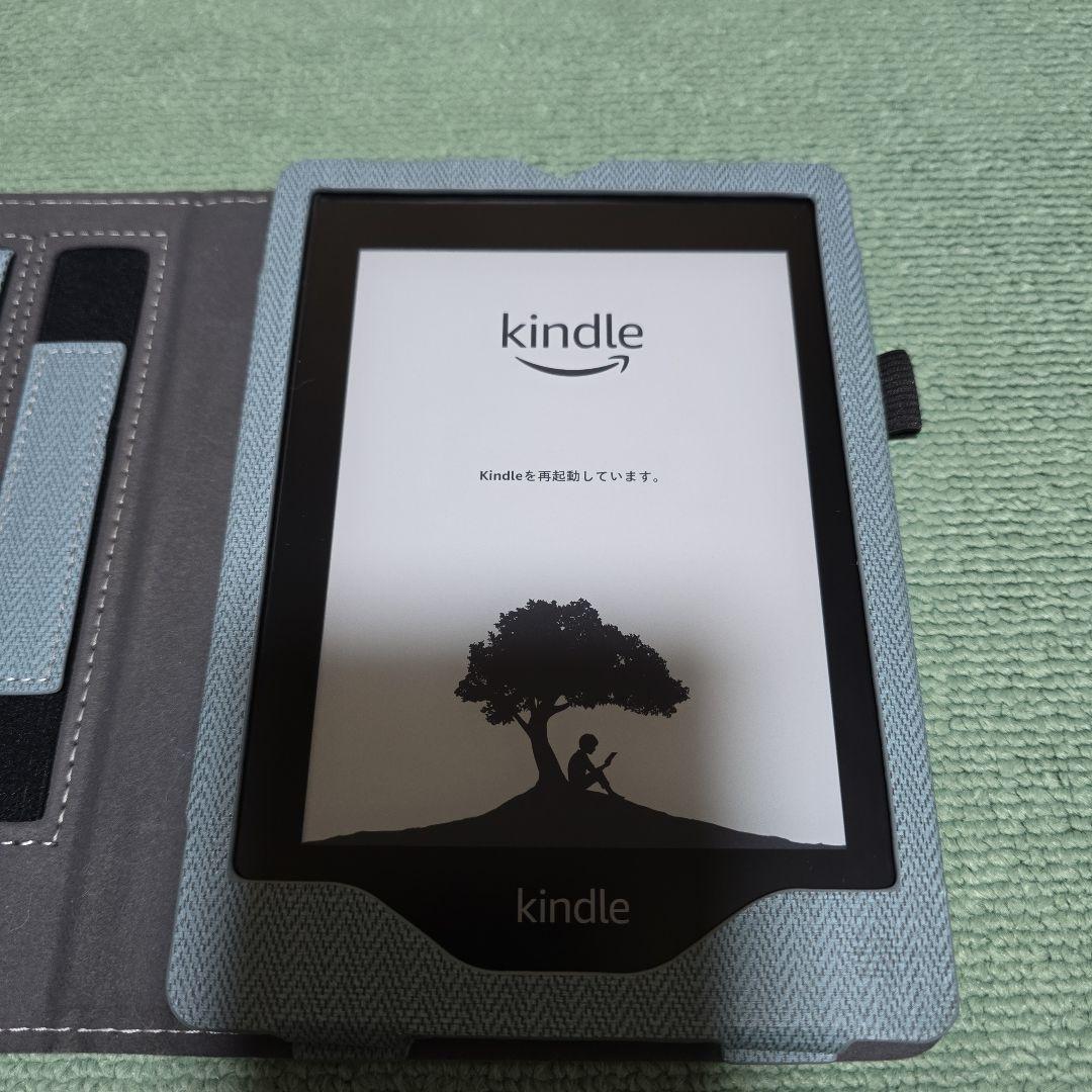 Kindle Paperwhite 32GB Wi-Fi 青茶カバー付き