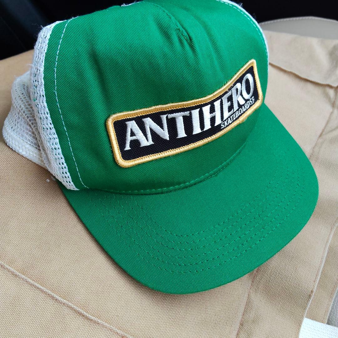希少　USA製　ANTIHERO トラッカーキャップ アンチヒーロー 緑