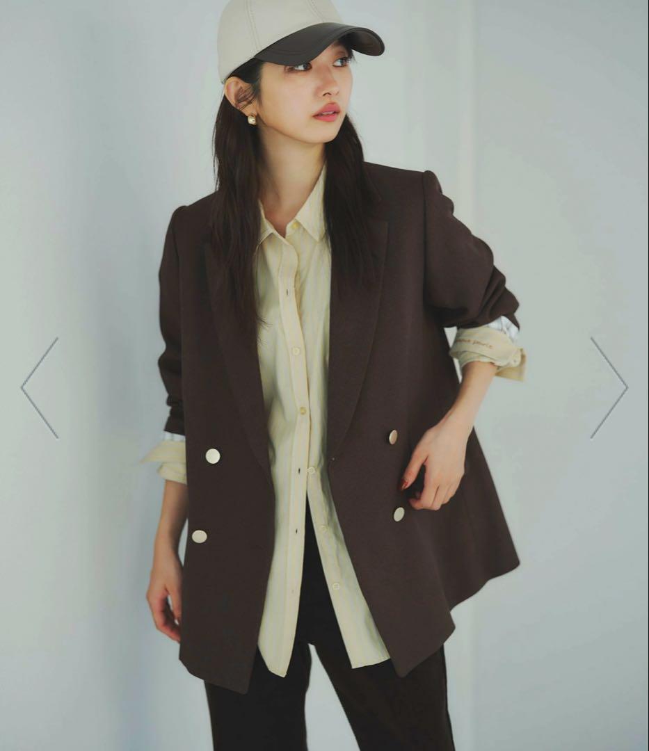 N.Natural Beauty Basic　ダブルブレストテーラードジャケット