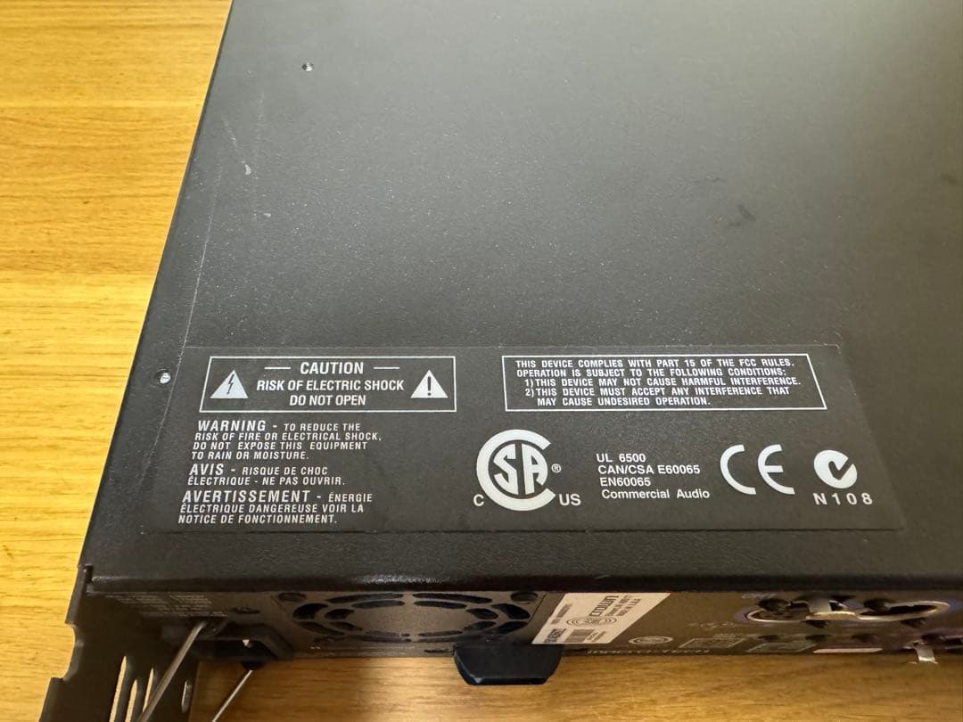 AMCRON MACRO-TECH 5000i パワーアンプ 動作確認済み良い品