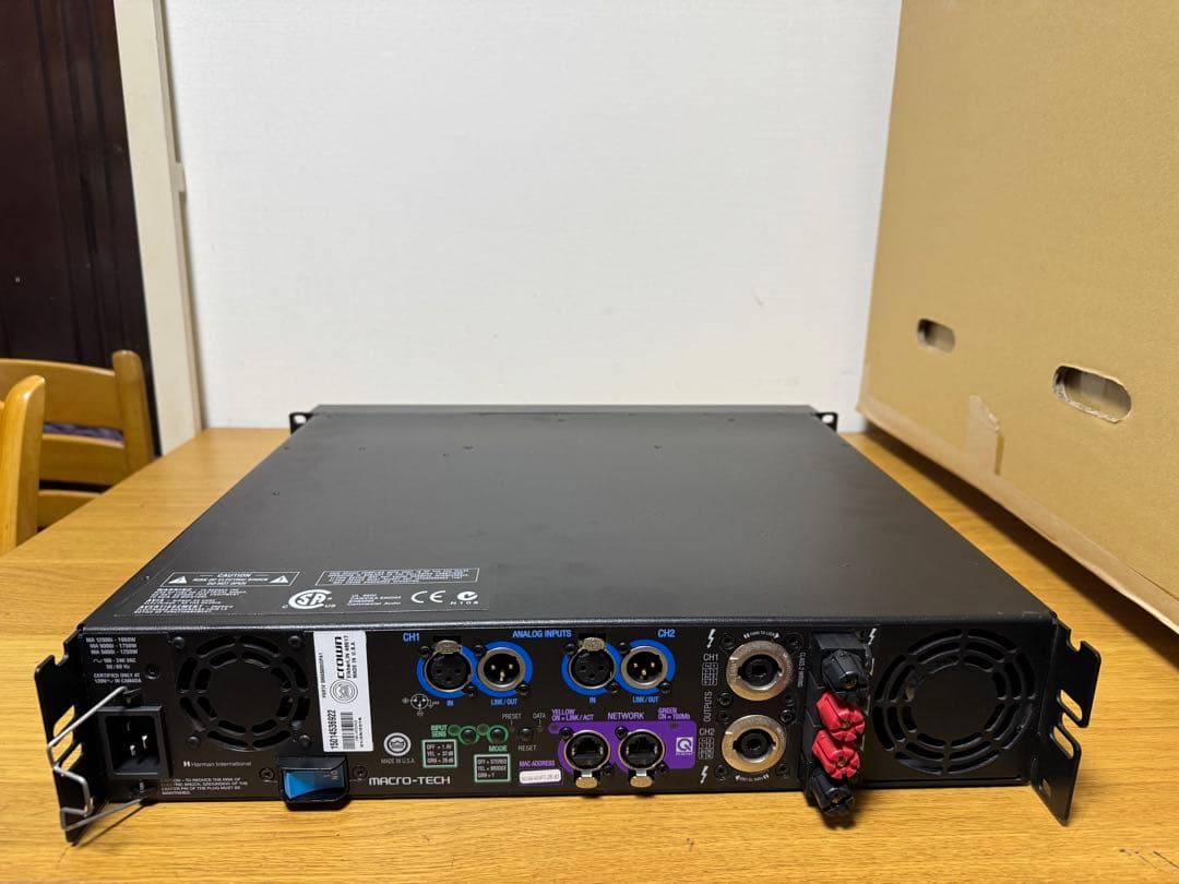 AMCRON MACRO-TECH 5000i パワーアンプ 動作確認済み良い品