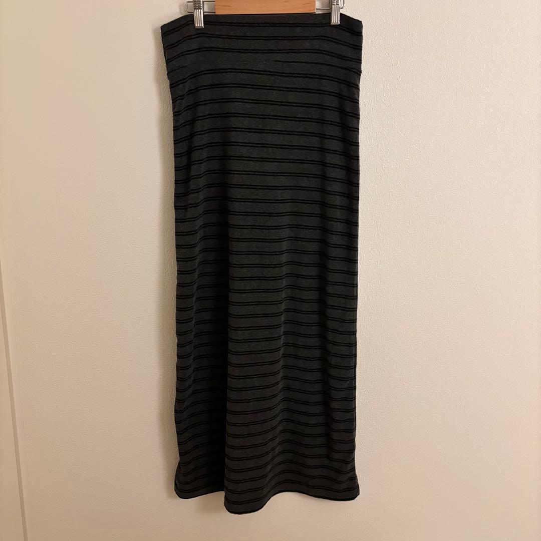 スカート striped knit skirt / geeong