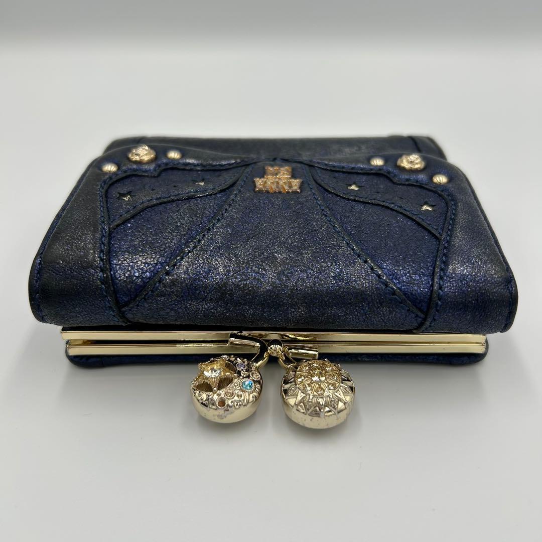 ✨希少✨ANNA SUI アナスイ soluna ソルーナ 二つ折り財布 がま口