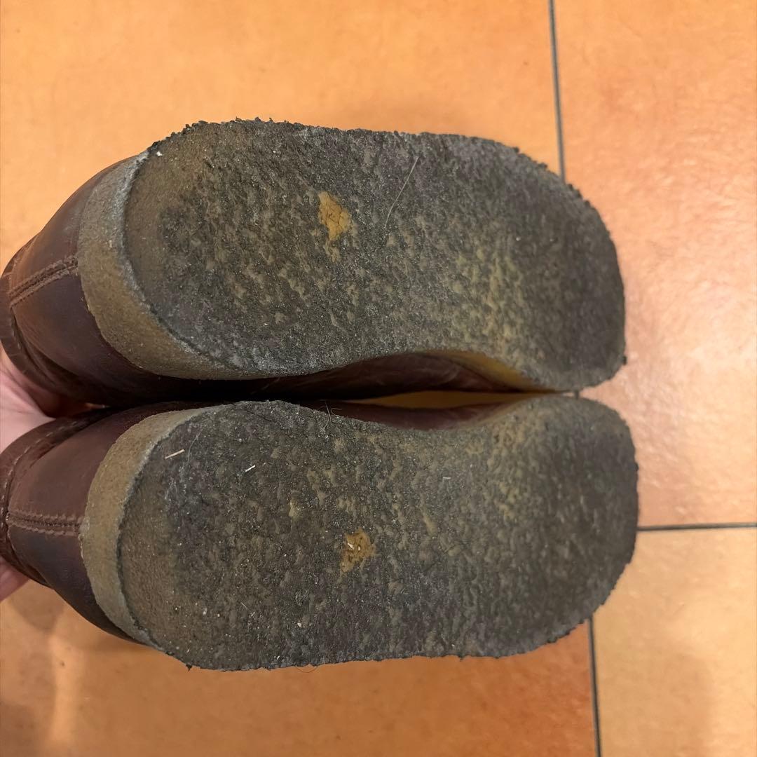 Clarks Originals ブラウン ワラビー　レザー