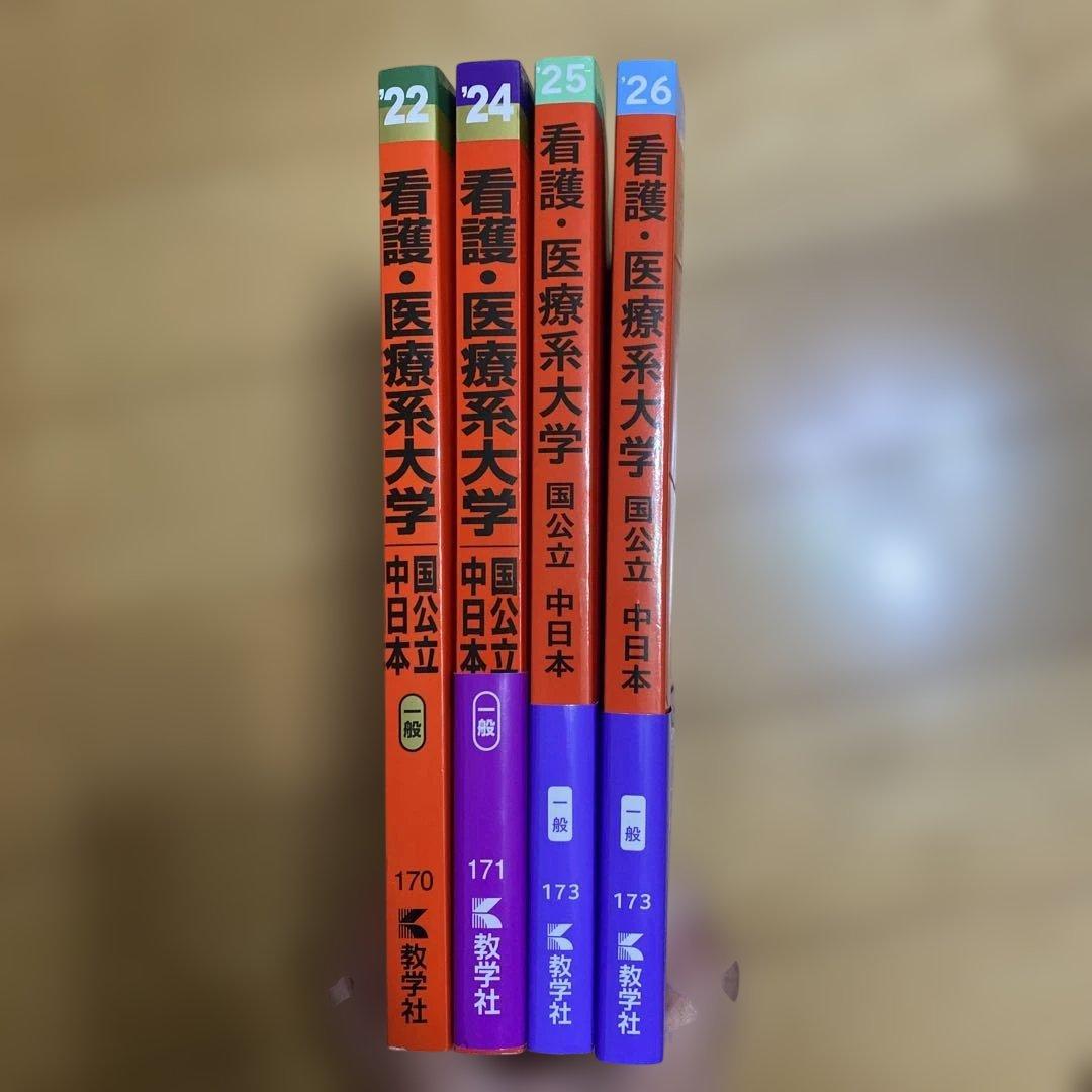 合格しました 赤本 看護・医療系大学 4冊 3カ年