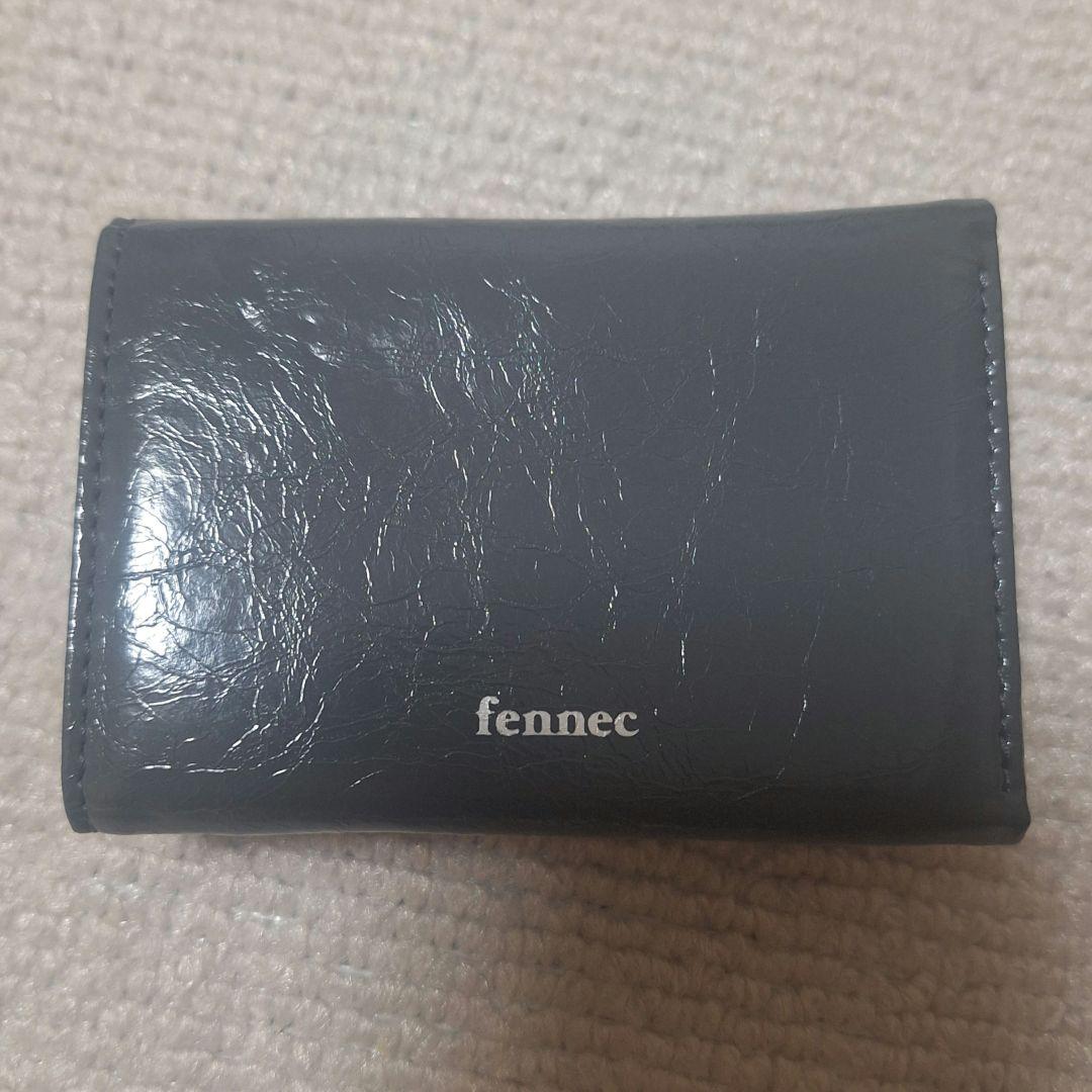 美品!! fennec 三つ折財布 グレー 韓国