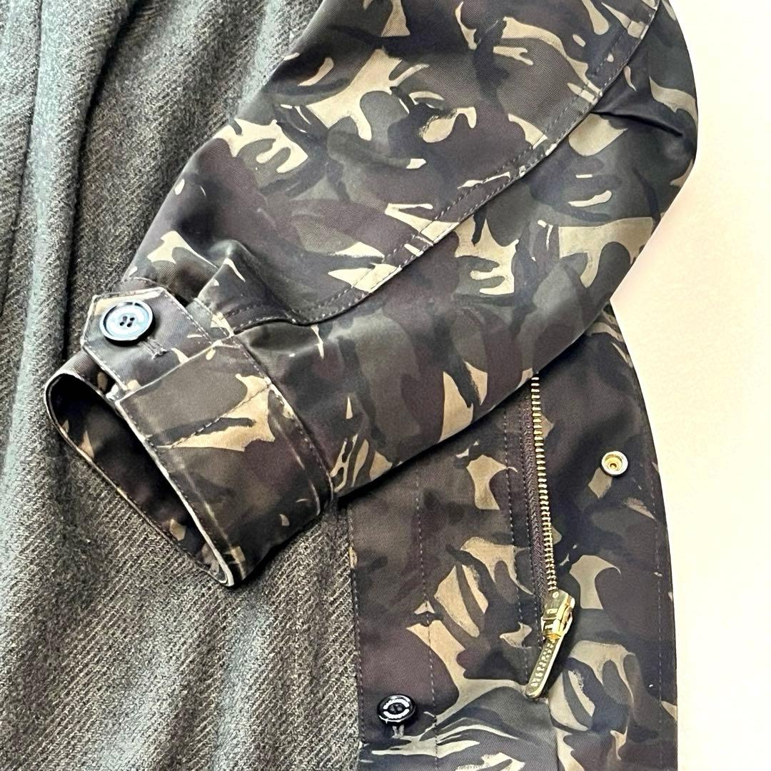 【美品】MACKINTOSH PHILOSOPHY モッズコート カモフラ柄 L