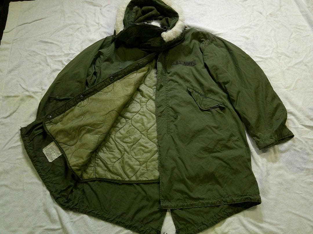 米軍実物 Ｍ65 フィッシュテールパーカー フルセット MEDIUM