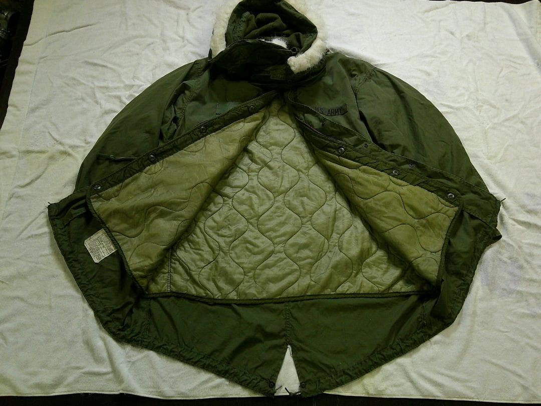 米軍実物 Ｍ65 フィッシュテールパーカー フルセット MEDIUM