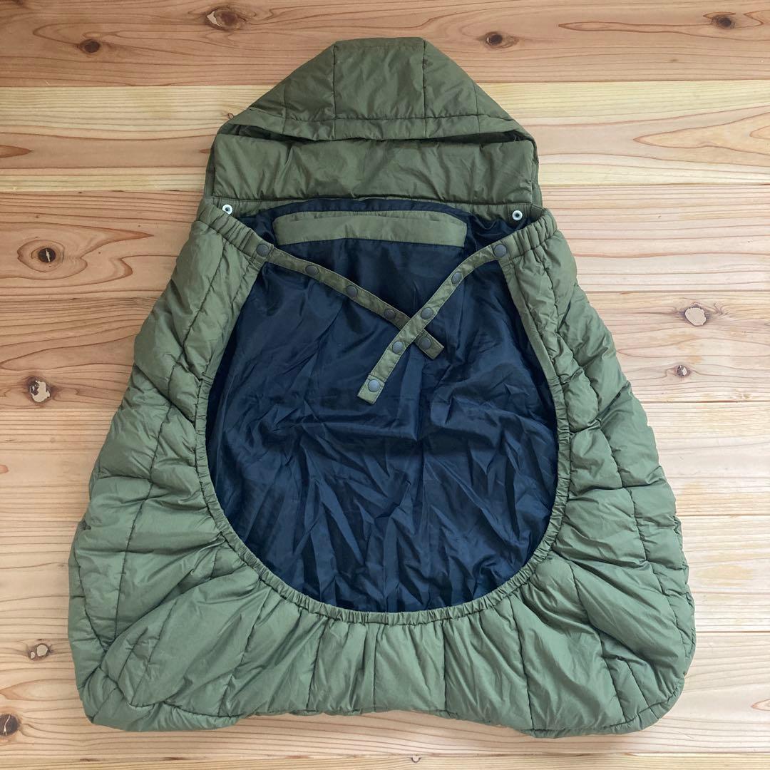 【THE NORTH FACE】抱っこ紐カバー ベビーシェルブランケット　カーキ