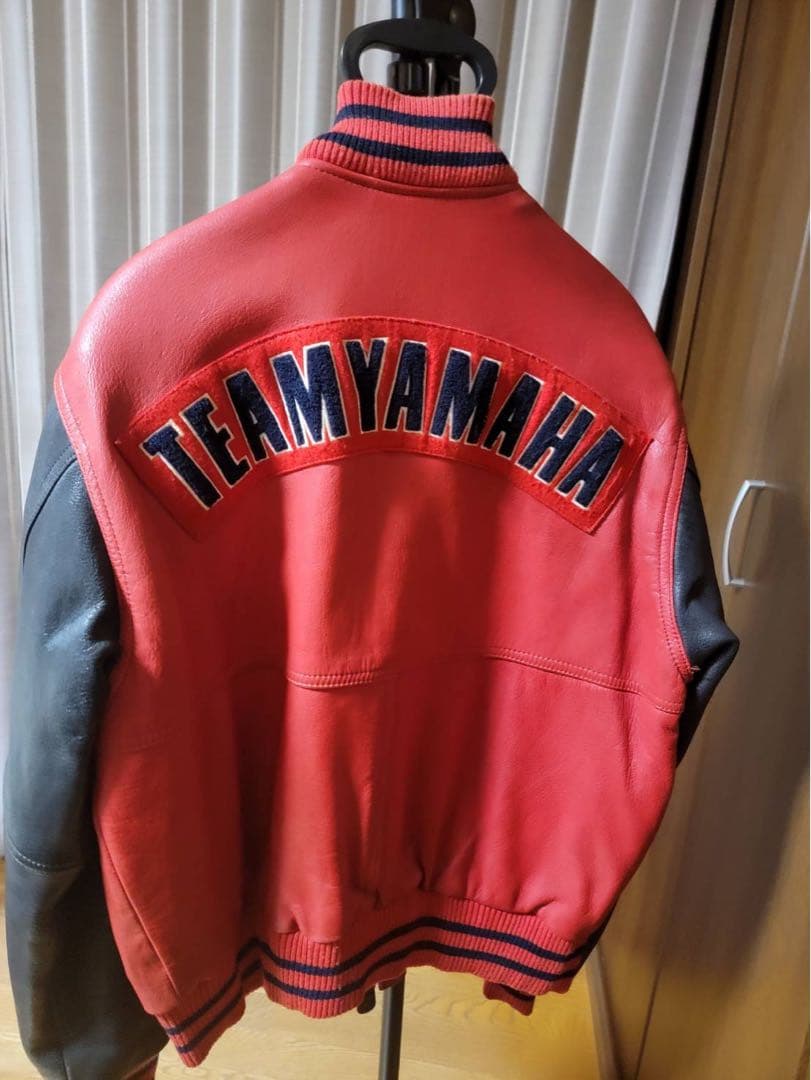 入手困難 80s 90s team YAMAHA 牛革 オールレザース タジャン