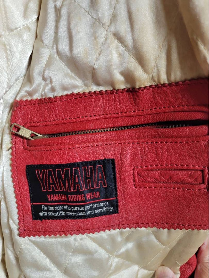 入手困難 80s 90s team YAMAHA 牛革 オールレザース タジャン