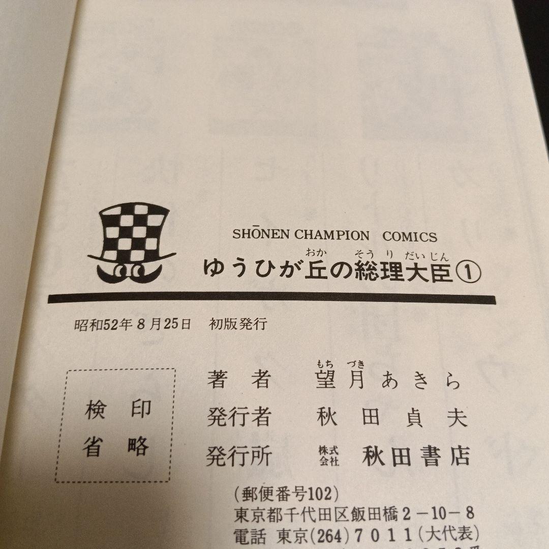 ゆうひが丘の総理大臣　望月あきら　全巻セット 2巻以外初版