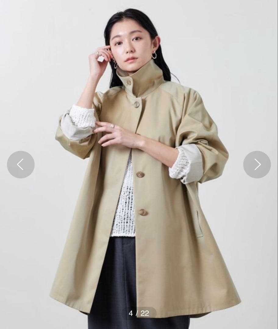 【MARW UNITED ARROWS】ステンカラーコート サイズ38 かんだま