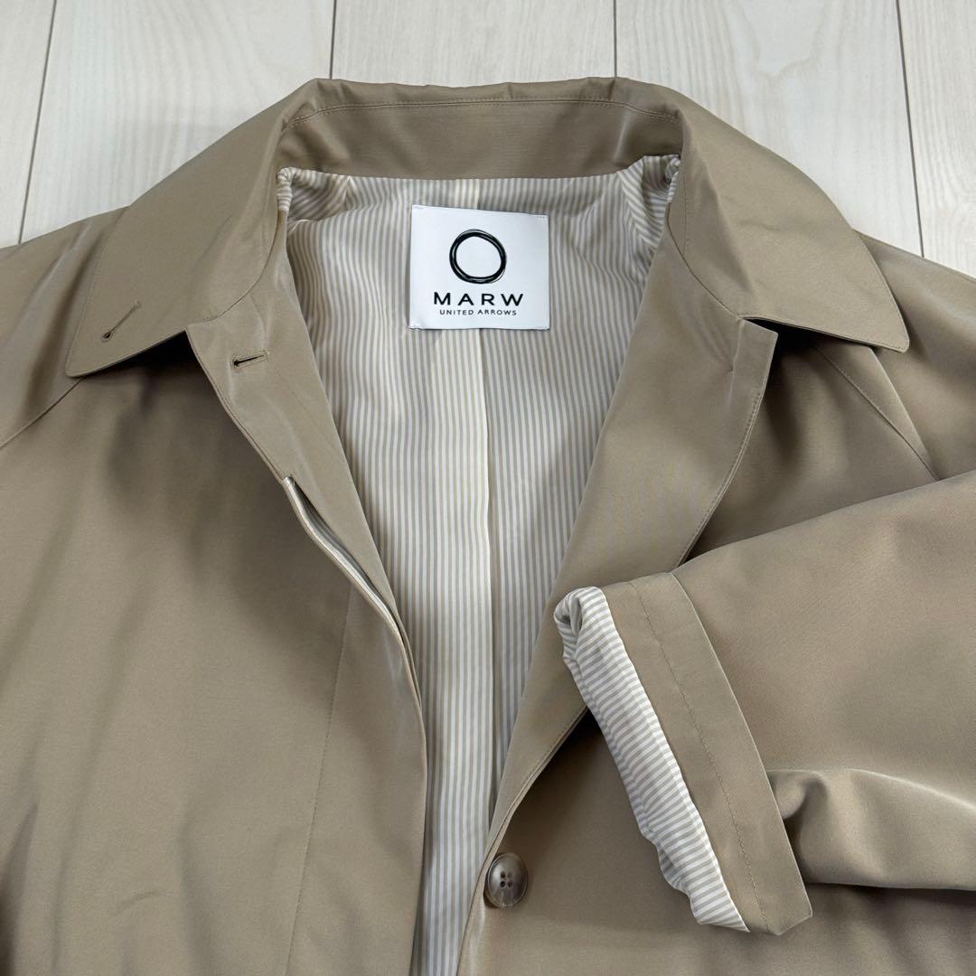 【MARW UNITED ARROWS】ステンカラーコート サイズ38 かんだま