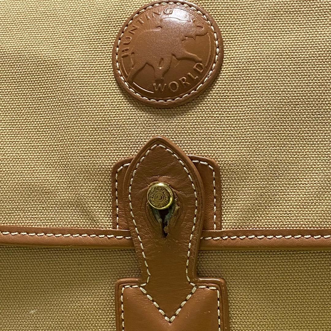HANTING WORLDハンティングワールド　キャンバス　ショルダーバッグ