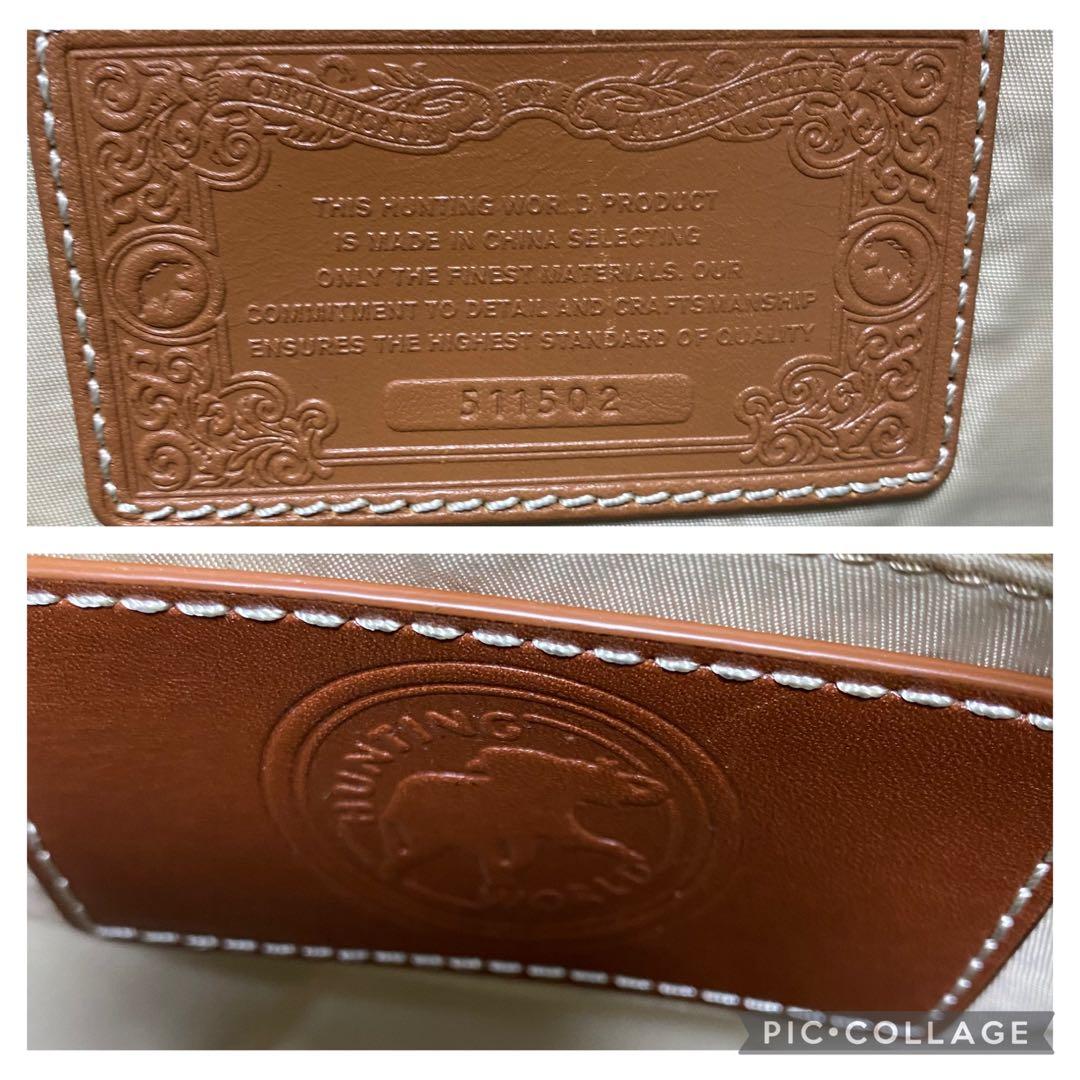 HANTING WORLDハンティングワールド　キャンバス　ショルダーバッグ