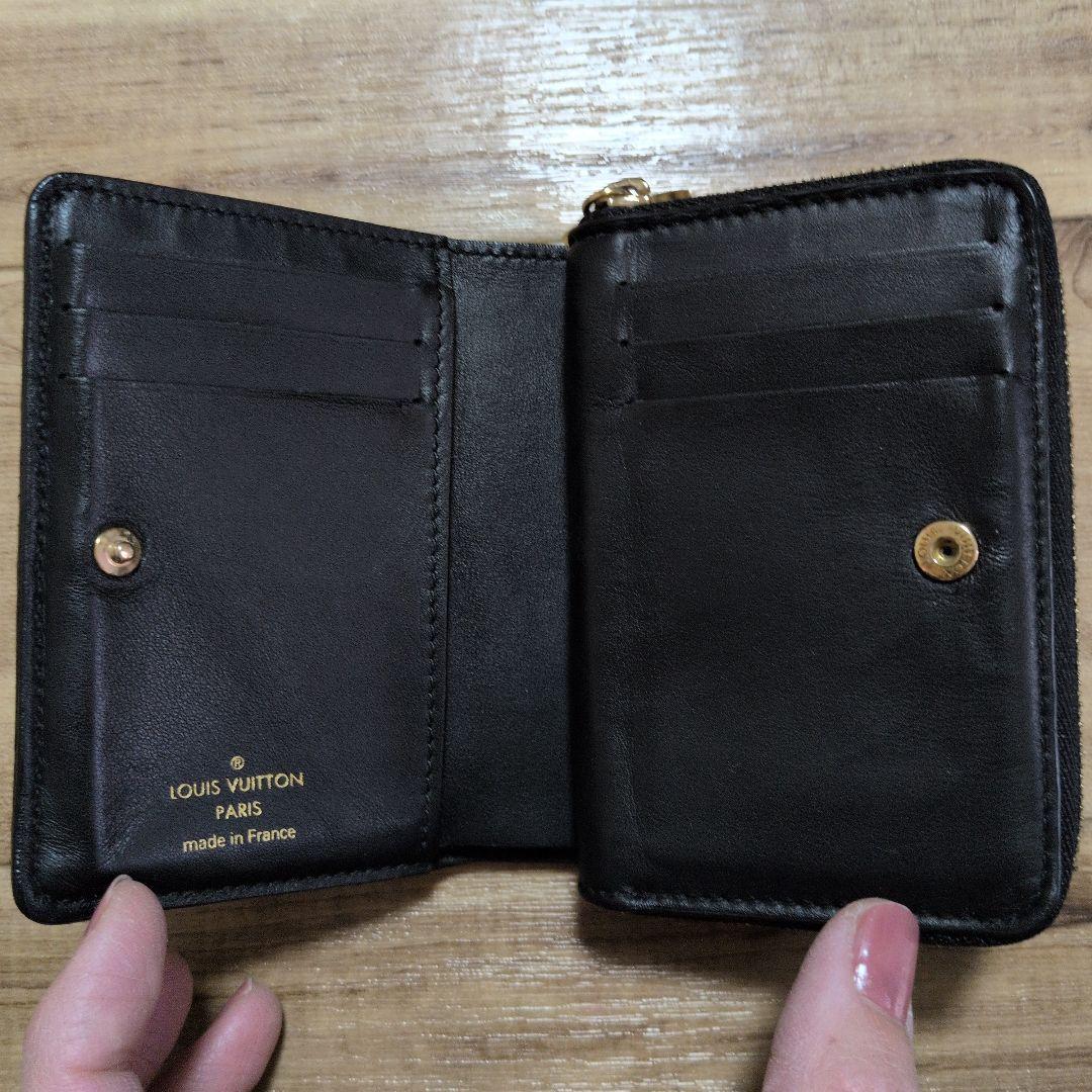 週末限定価格！　ルイ・ヴィトン ブラック 二つ折り財布