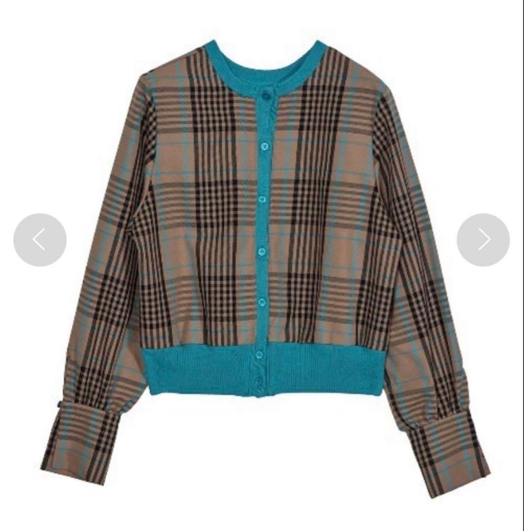 【Ameri VINTAGE】CHEERFUL CHECK TOP AMERI