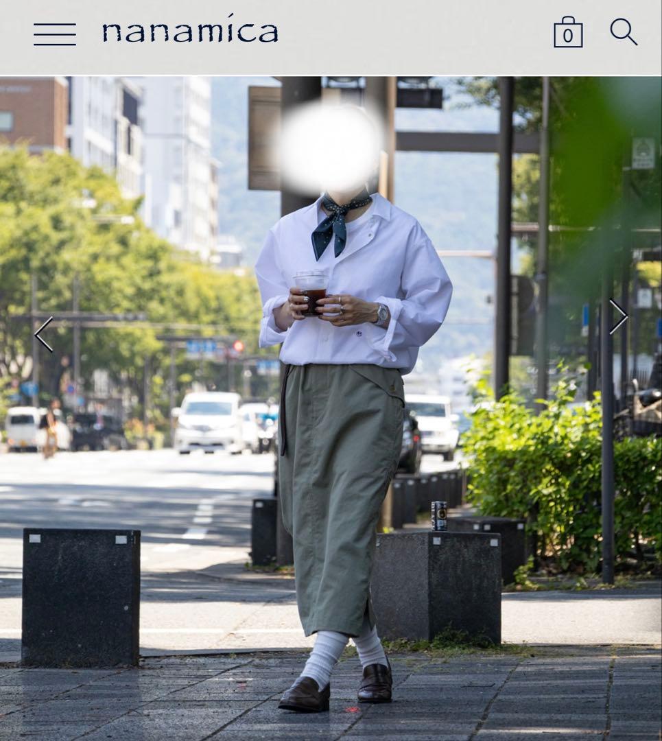 nanamica Relaxed Fit Cargo Skirtナナミカ