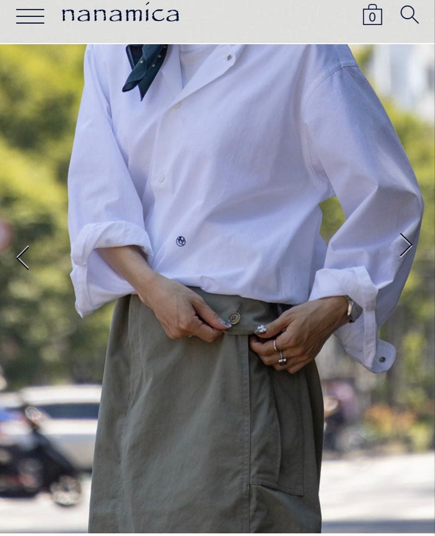 nanamica Relaxed Fit Cargo Skirtナナミカ