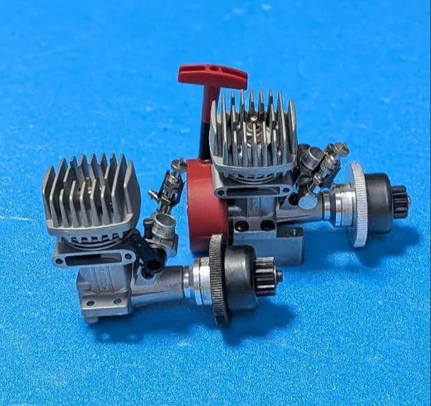 【極美品・2基】OS MAX-10FP エンジン（京商リコイル付＆予備本体）
