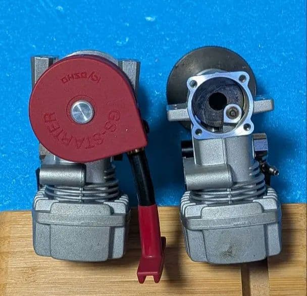 【極美品・2基】OS MAX-10FP エンジン（京商リコイル付＆予備本体）
