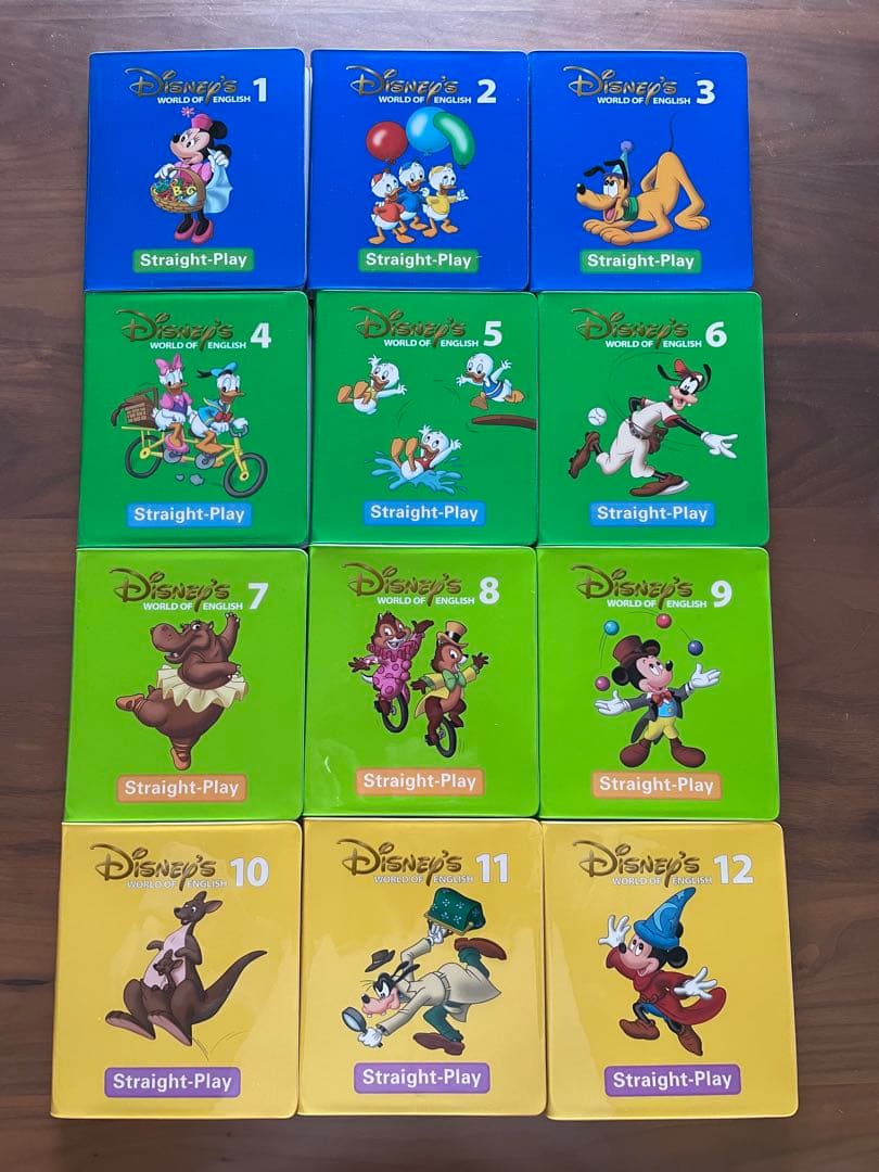 ディズニー英語システム　DWE Straight-Play DVD 全12巻