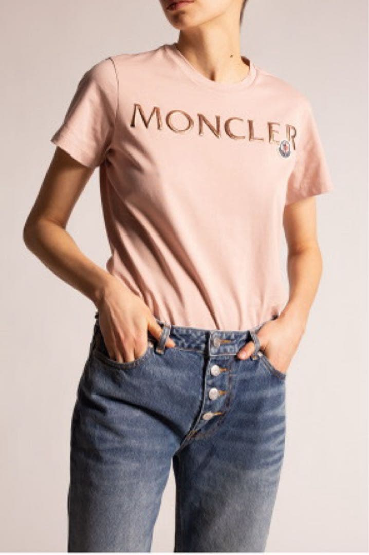 MONCLER モンクレール　21ss Tシャツ　ピンク