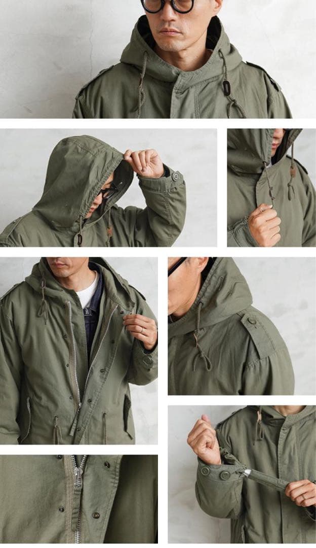 HOUSTONヒューストン米軍 M-51パーカモッズコートライナー付5409M