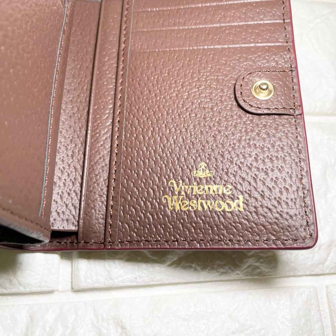 【新品・未使用】Vivienne Westwood 二つ折り財布ブラウン