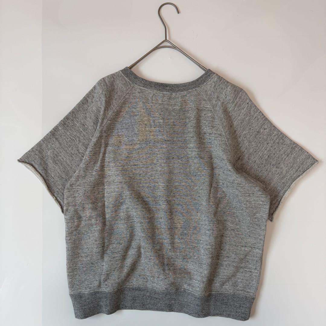 マディソンブルー　HELLO SWEAT S　半袖　スウェット　グレー　00